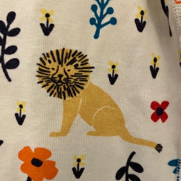❤️ 2/$20 Hanna Andersson 100% Organic Cotton PJ set, Size 10 floral woodland - Picture 6 of 15